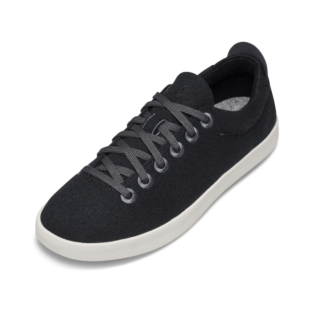 Allbirds Women's Wool Pipers - Sneakers Black - WHT125387